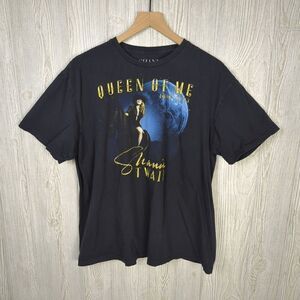 Shania Twain Queen of Me Tour Dateback Tee Black Size XL 2023
